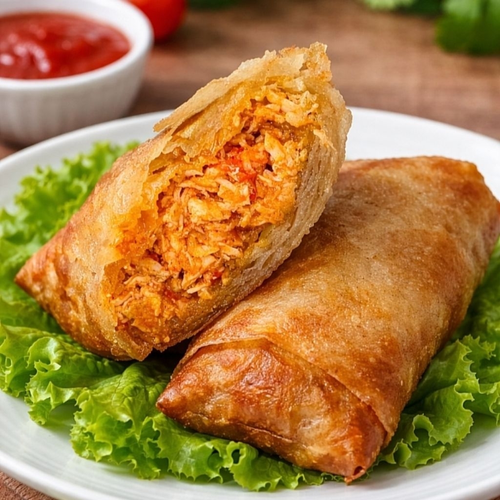 Lumpia Ayam Suwir Pedas