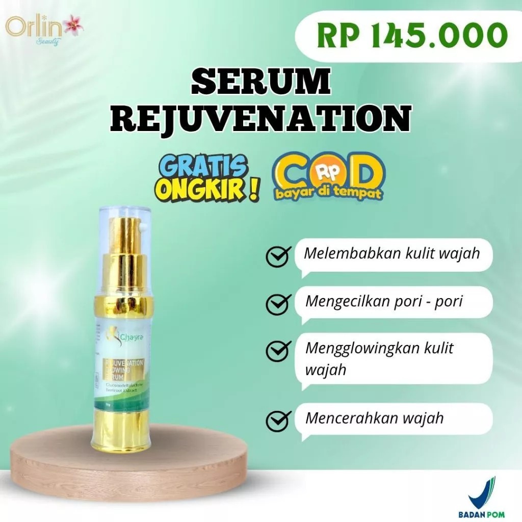 ORLIN BEAUTY - Serum Rejuvenation Serum Chayra Wajah Glowing Dan Putih Mencerahkan Wajah