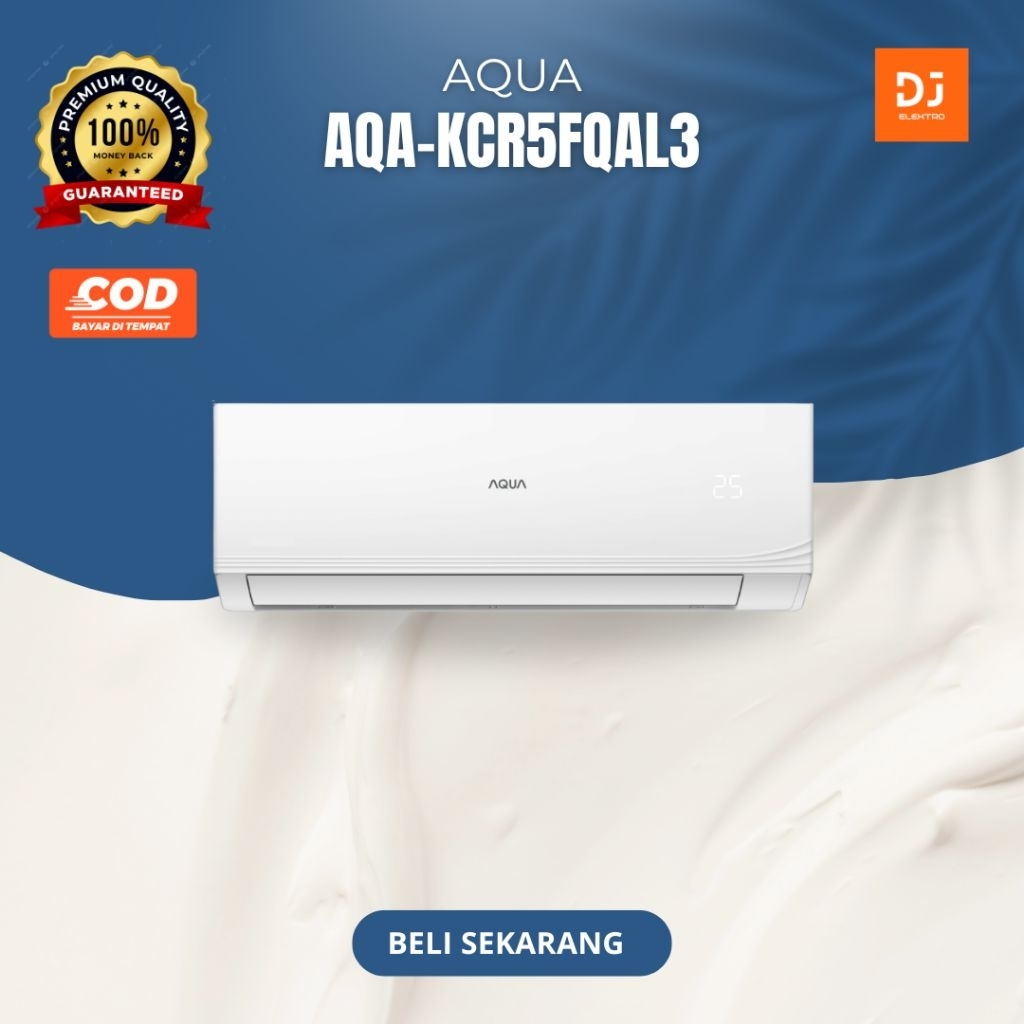 AQUA AQA-KR5FQDL3 AC STANDAR 1/2PK 0.5PK 0,5PK GARANSI RESMI