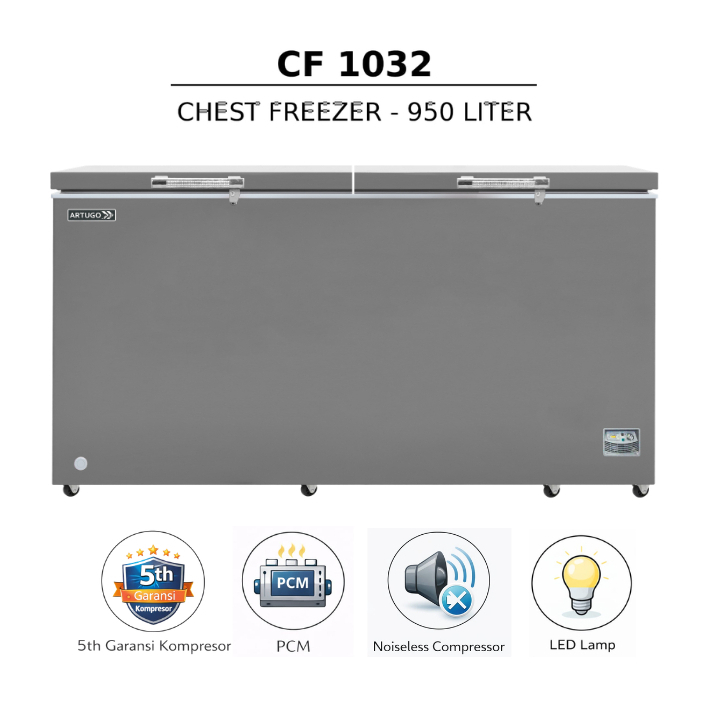 FREEZER BOX ARTUGO 950 LITER 400 WATT - CF 1032