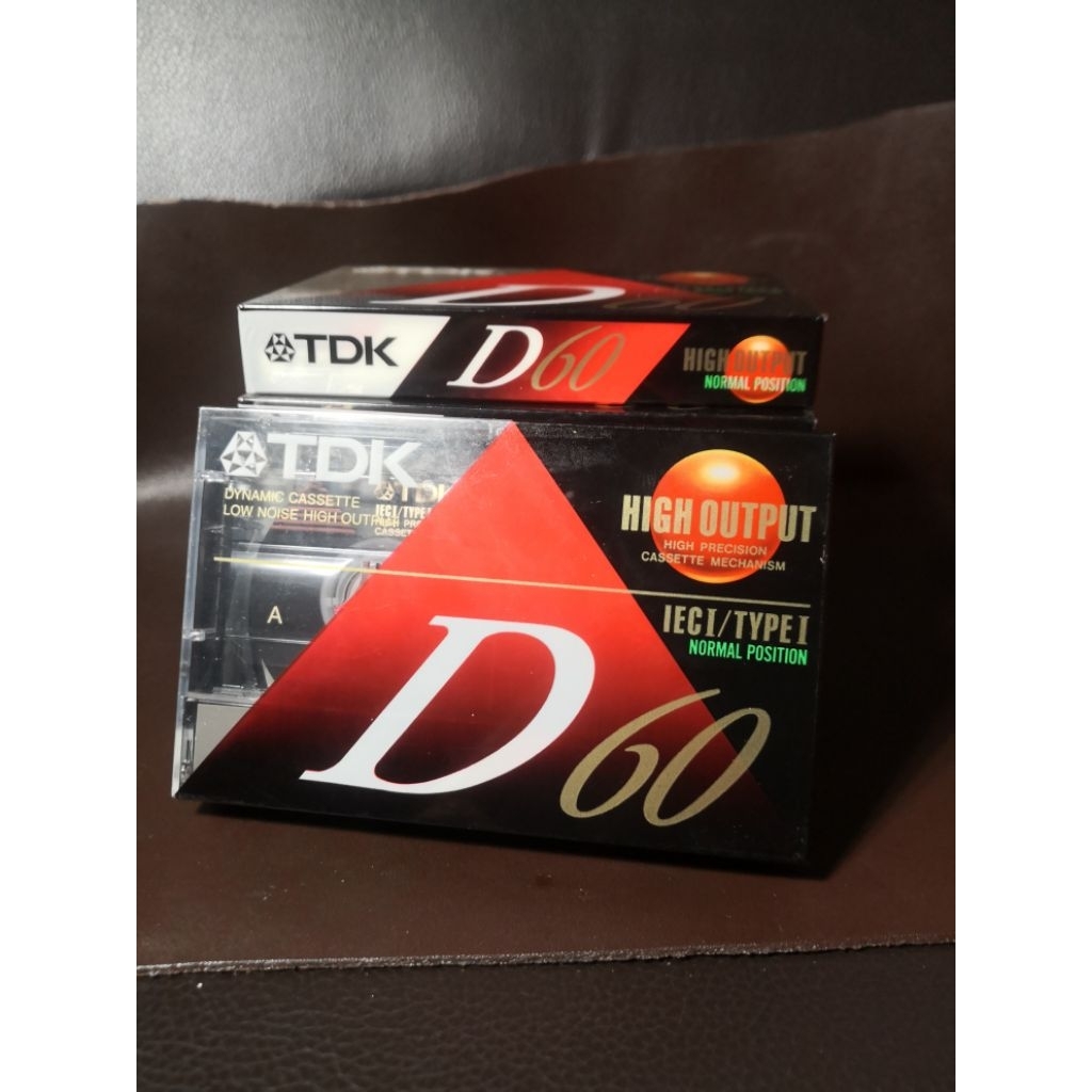 Kaset Pita kosongan baru segel Tdk d60 made in japan assembly in usa