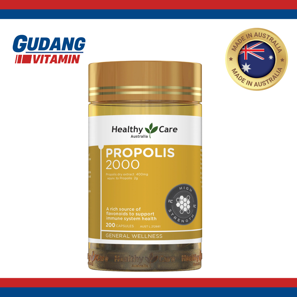 Healthy Care Propolis 2000mg 200 Capsules