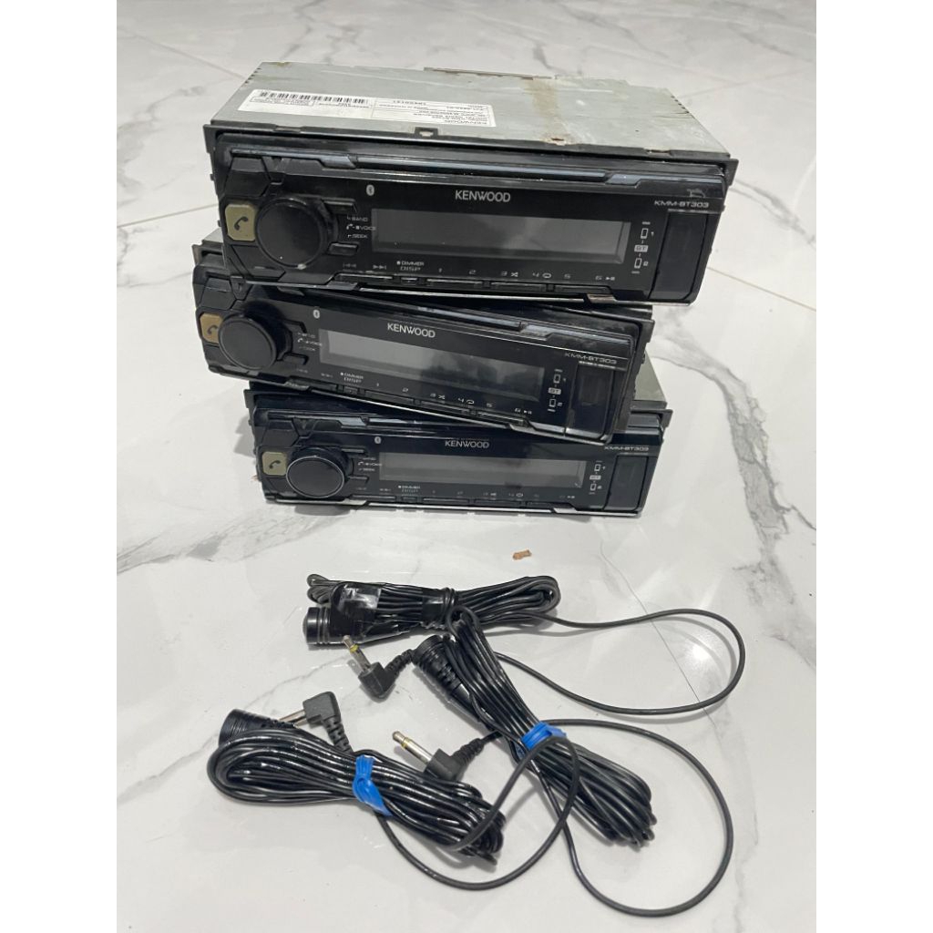 HEAD UNIT KENWOOD MODEL KMM-BT303 (BLUETOOTH) SINGLE DIN ORI COPOTAN