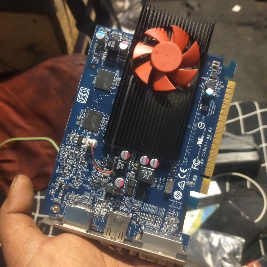 vga amd r7 450 4gb gddr5 no pin power