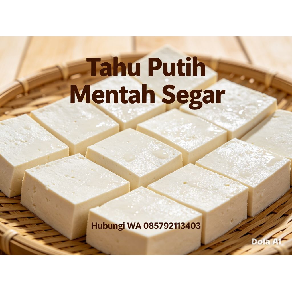 Tahu Putih/Tahu Potong/Tahu kotak  Isi 10 pcs
