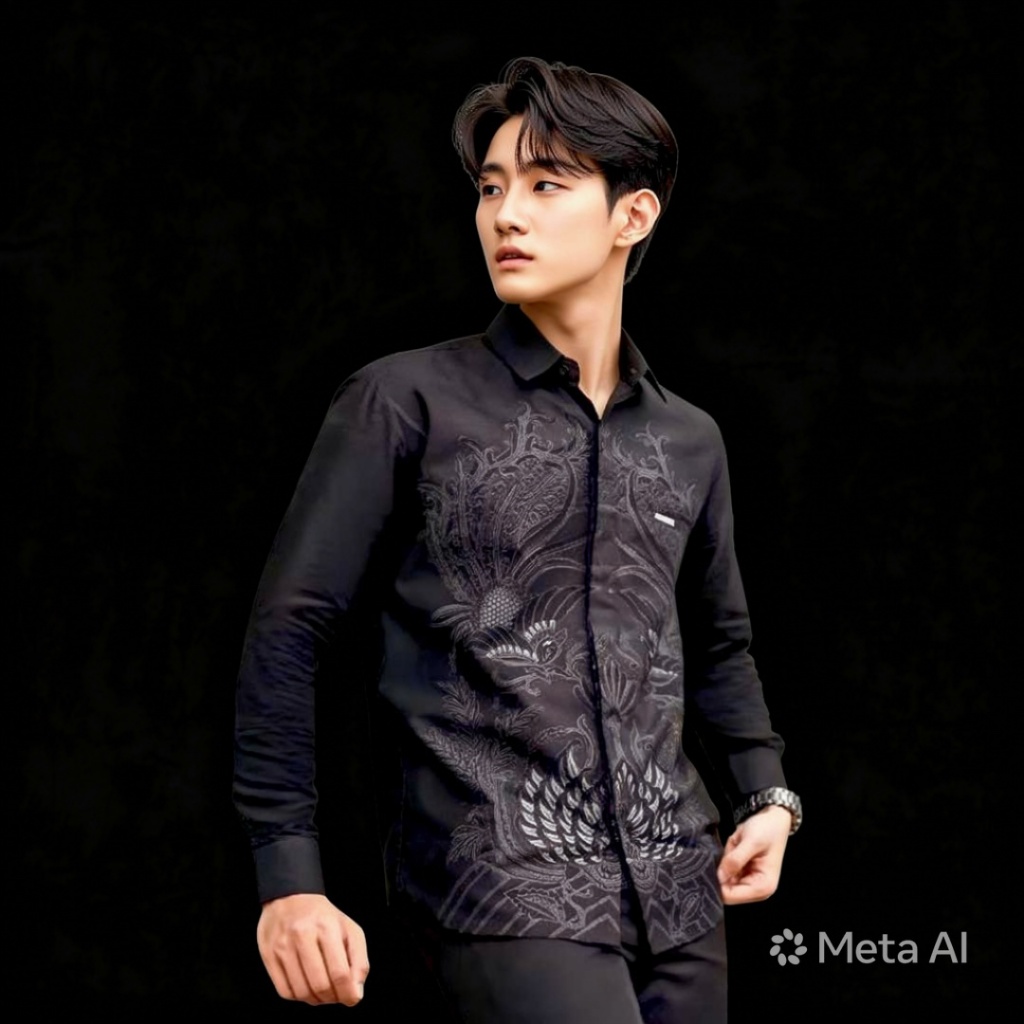 Casselaa Kemeja Pria Lengan Panjang | Baju Kemeja Batik Pandawa seriies