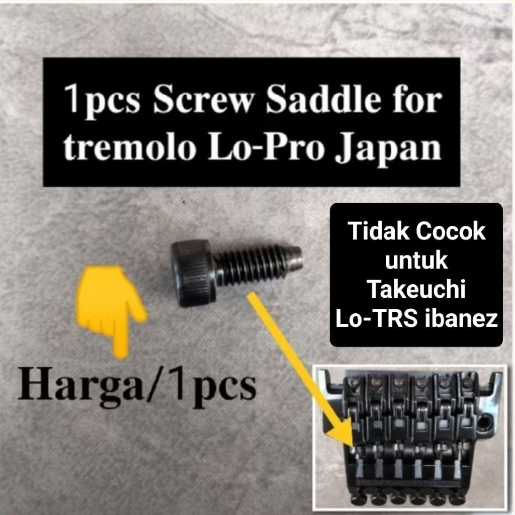 1pcs Screw saddle baut sadel for tremolo edge lo pro japan