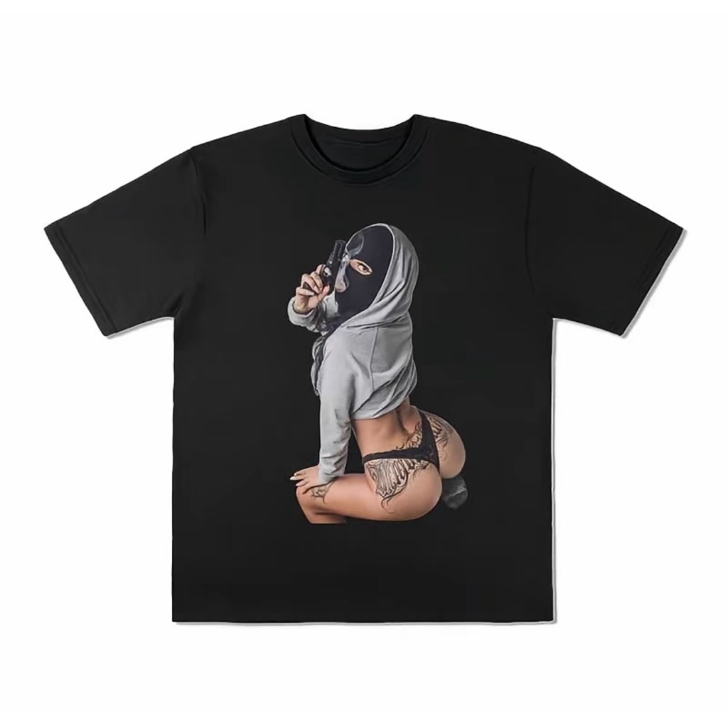 KAOS DISTRO PRIA CEWE TATO MASKER KEREN