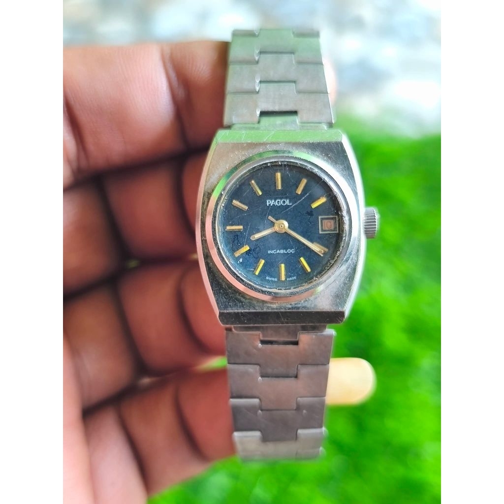 Jam tangan merk PAGOL(ORIGINAL)swiss made