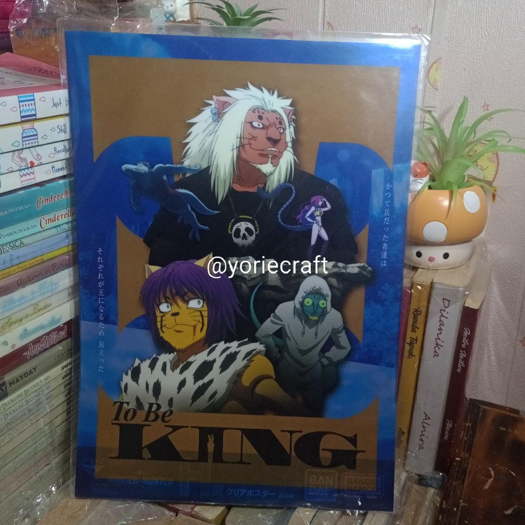 Poster Anime Hunter x Hunter Chimera Ants To Be King Clear Poster Original Bandai / Poster Hunter x 