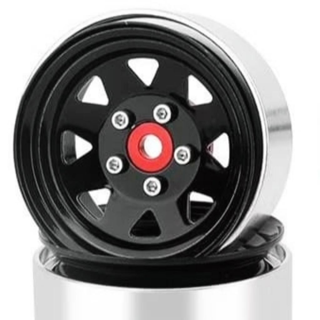 4 pcs velg metal beadlock 1.9 inch second seperti baru