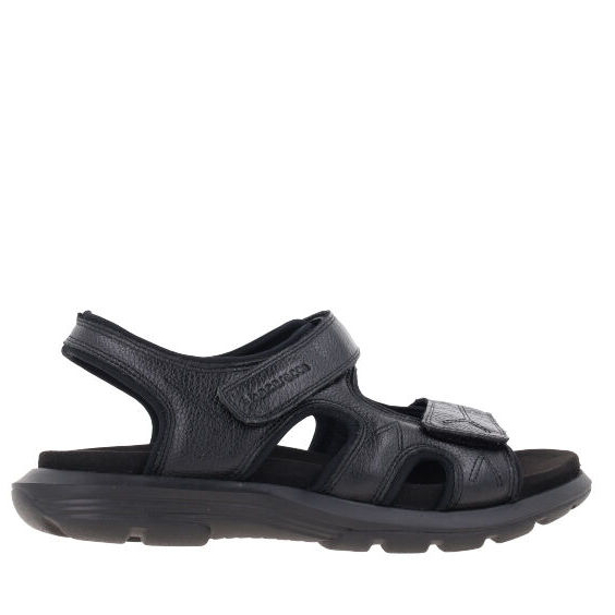 Bocorocco U. Marco 12 Nero - Sandal Pria Kulit Asli