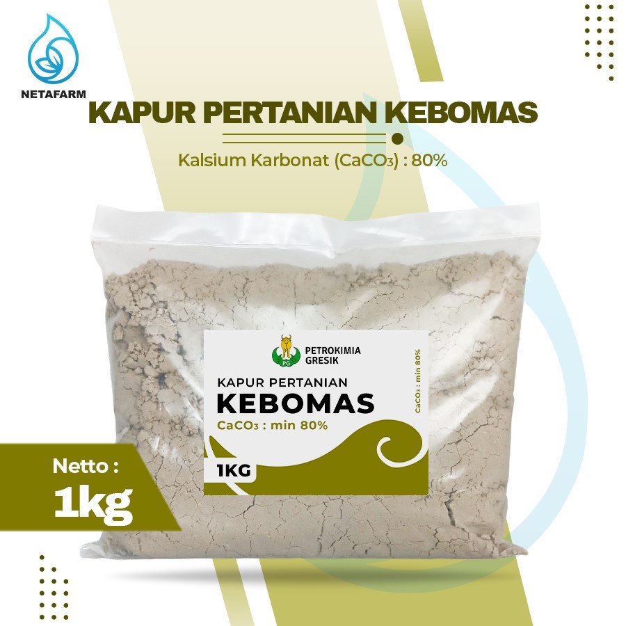 Dolomit Dolomite Kapur Pertanian KEBOMAS 1kg