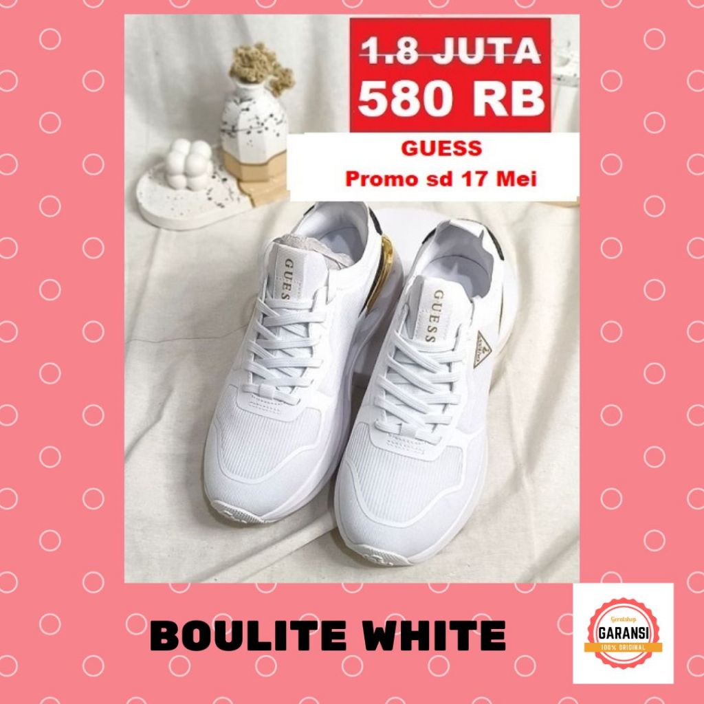 Sepatu sneakers wanita seri BOULITE Guess 100% original store