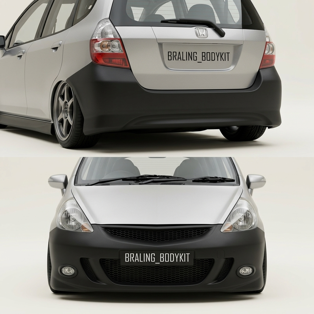Bodykit Bemper jazz gd3 vteck MMC 2004_2008 GRADE_A Terbaik Bosku