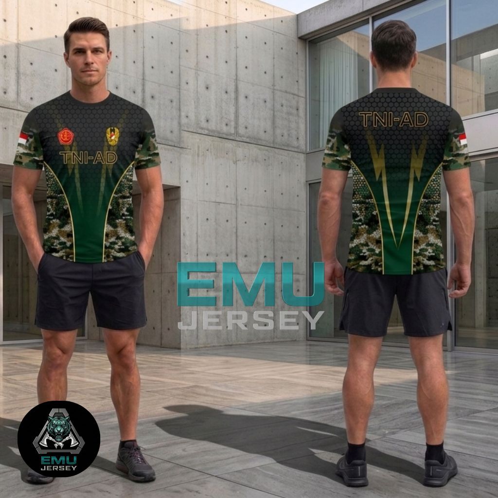 Kaos Jersey Loreng TNI AD