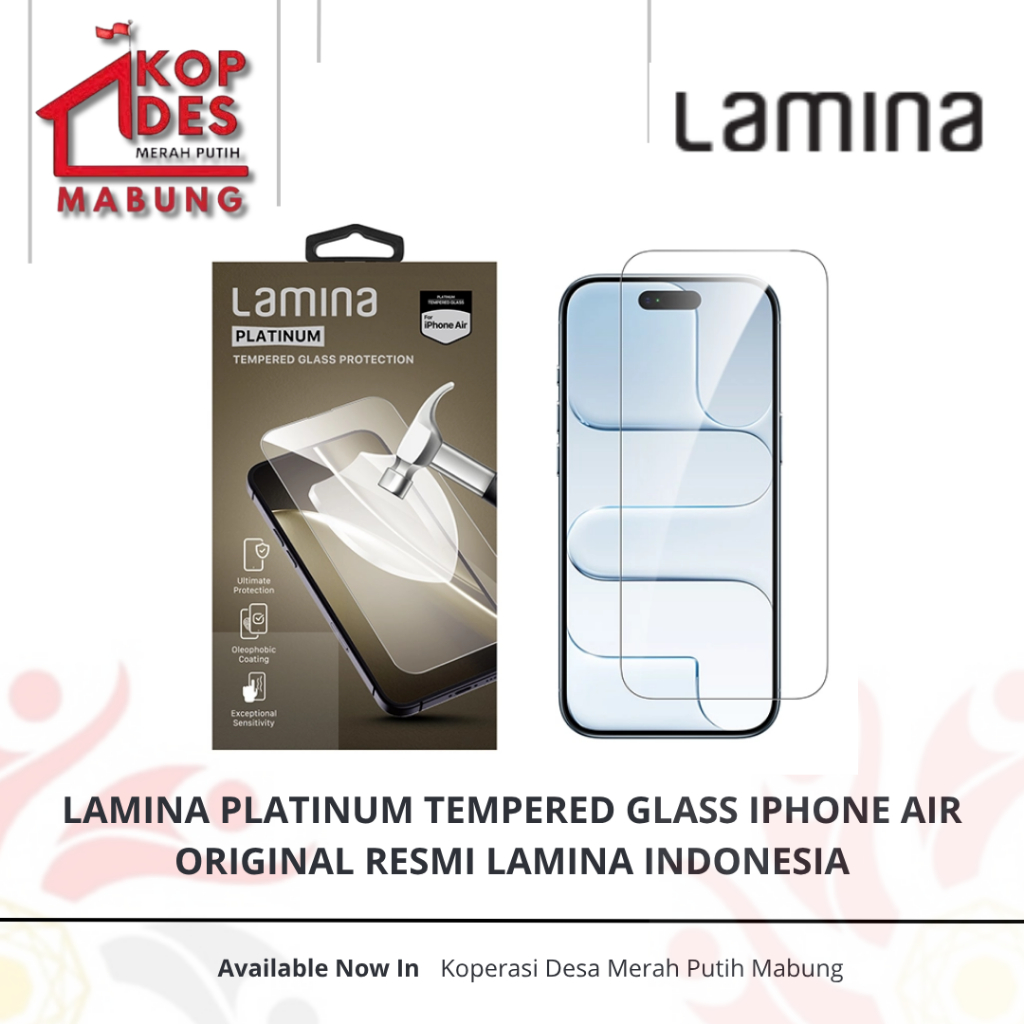 Lamina Tempered Glass Iphone Air - Original Resmi Lamina