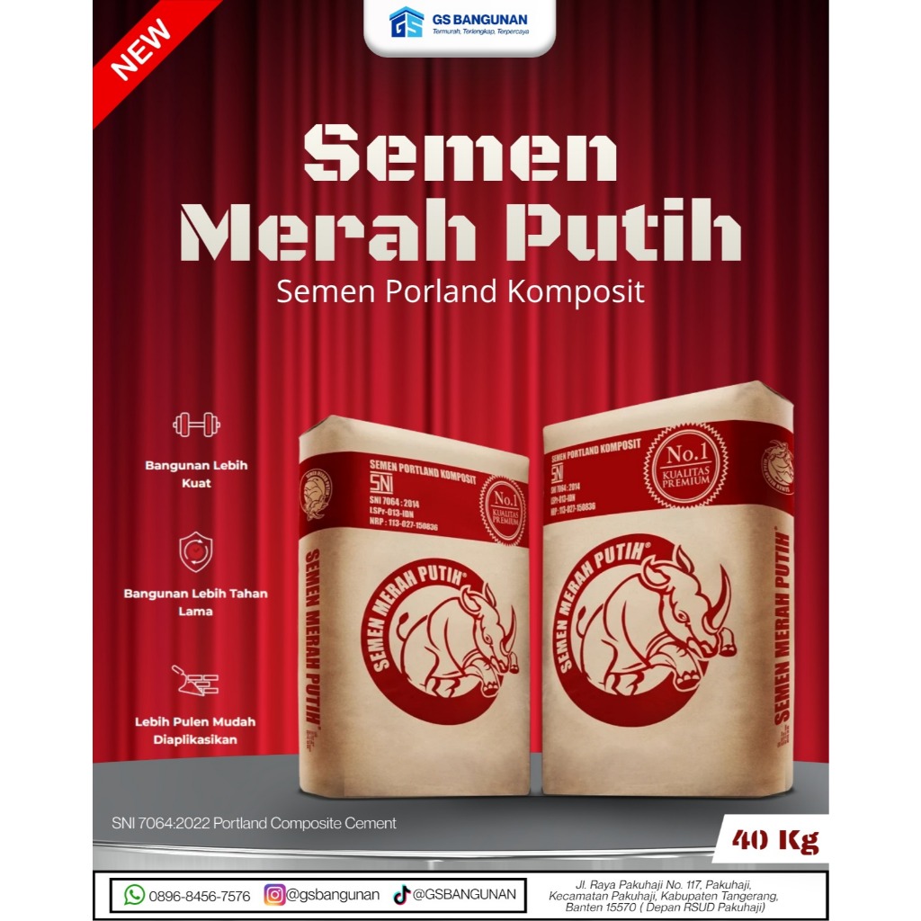 semen merah putih 40kg