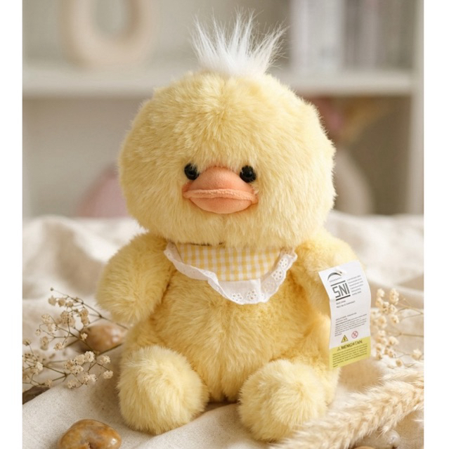 Boneka bebek kuning lucu lembut boneka duck kado ulang tahun