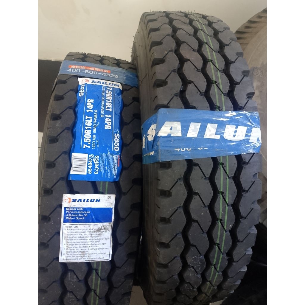 Sailun S850 ukuran 750.16 Full Set