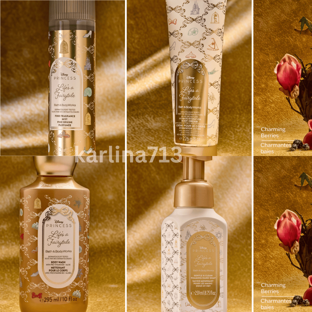 BBW Disney Series Life's A Fairytale ( Body Wash - Mist - Cream - Hand Soap ) Original Bath and Body