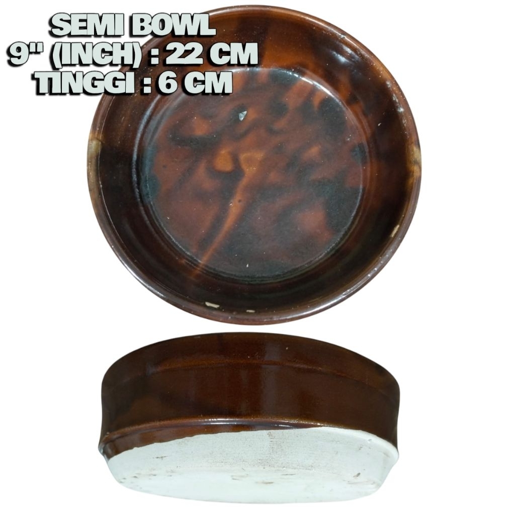 PIRING SALAD STONEWARE 22 CM
