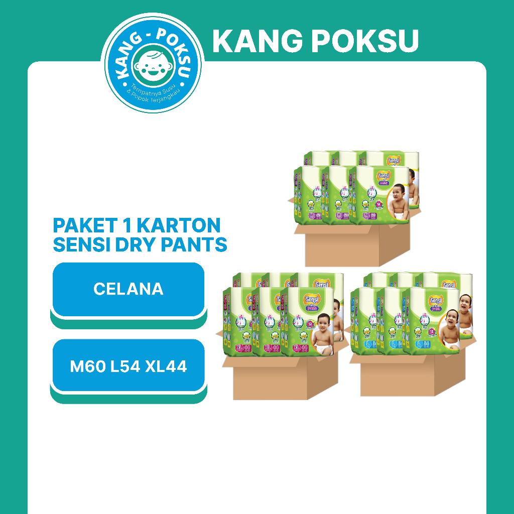 SENSI DRY PANTS PAKET 6 BALL / 1 KARTON M60 L54 XL44 SENSI JUMBO KPS PPKS