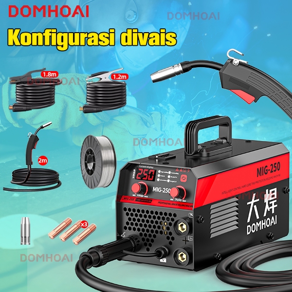 DOMHOAI Mesin Las 3IN1 Mig-400 Inverter Digital las MIG 900 watt tanpa gas laser welding Welding Mac