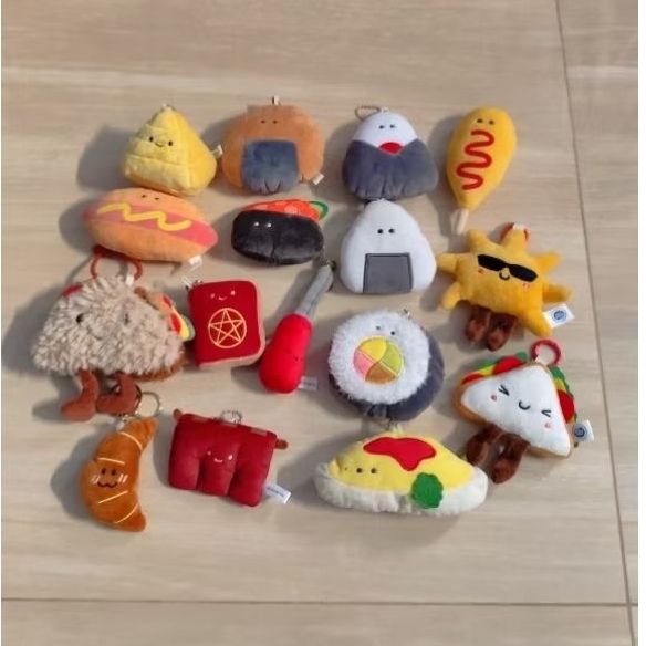Gantungan Kunci Boneka Makanan Qualia Yell