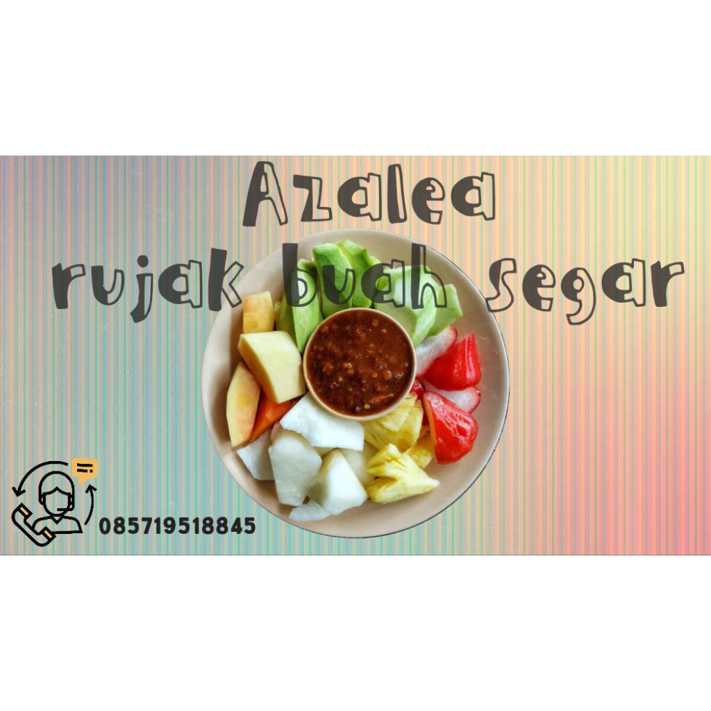 Azalea rujak buah segar