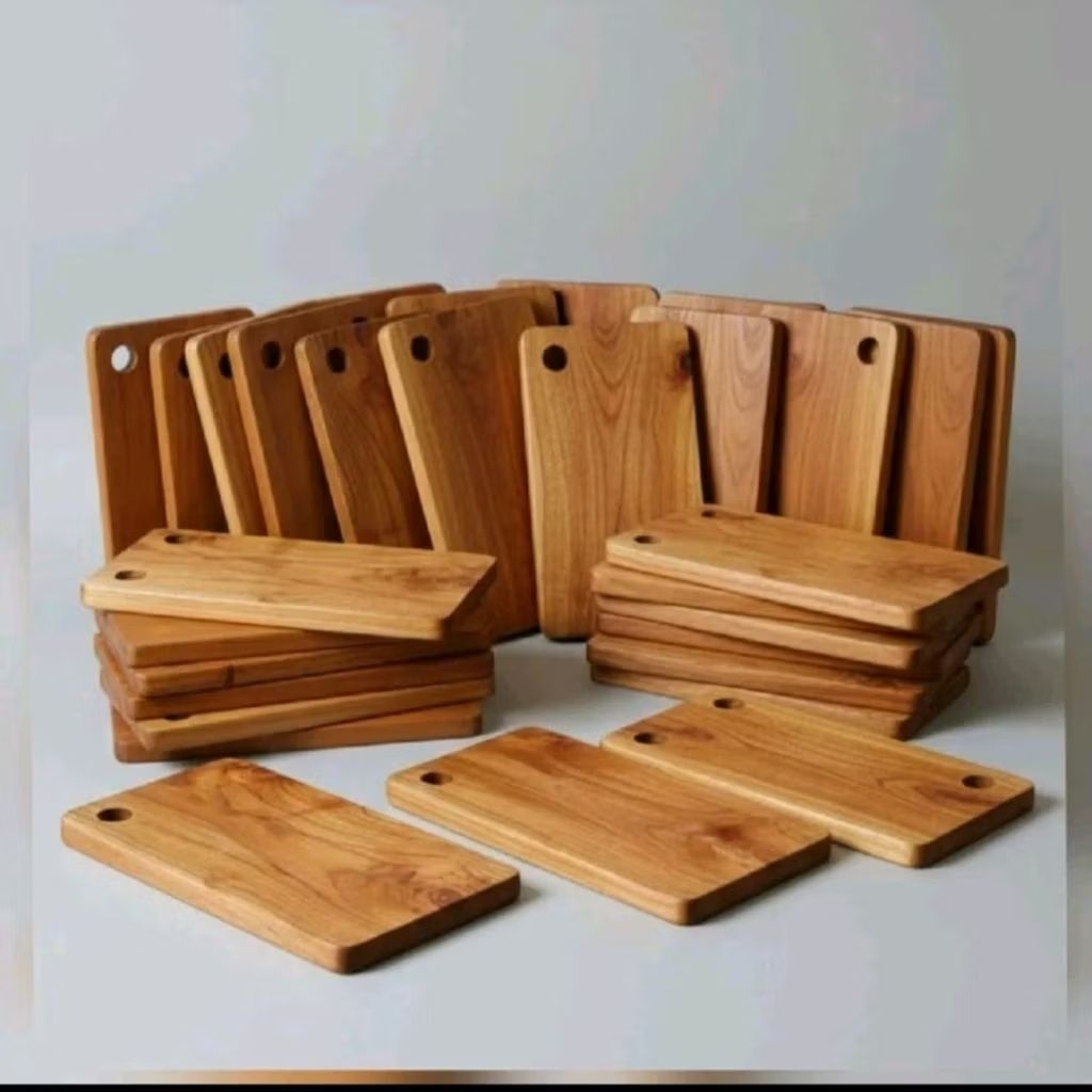 TALENAN KAYU MAHONI PREMIUM SERBAGUNA UKURAN 19×25CM KETEBALAN 1,5CM