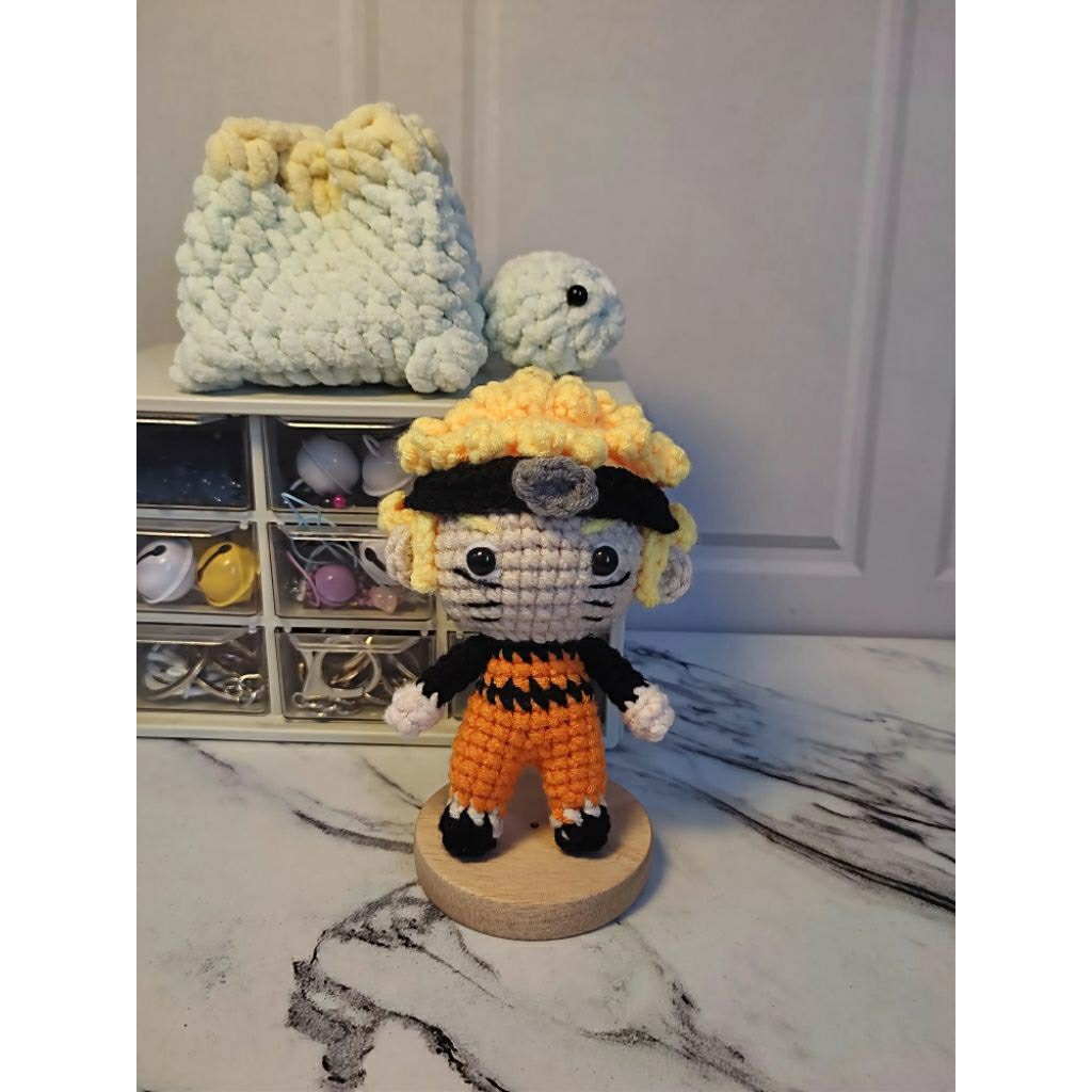 Pre-Order Gantungan Kunci Rajut Amigurumi Naruto || Souvenir Gift