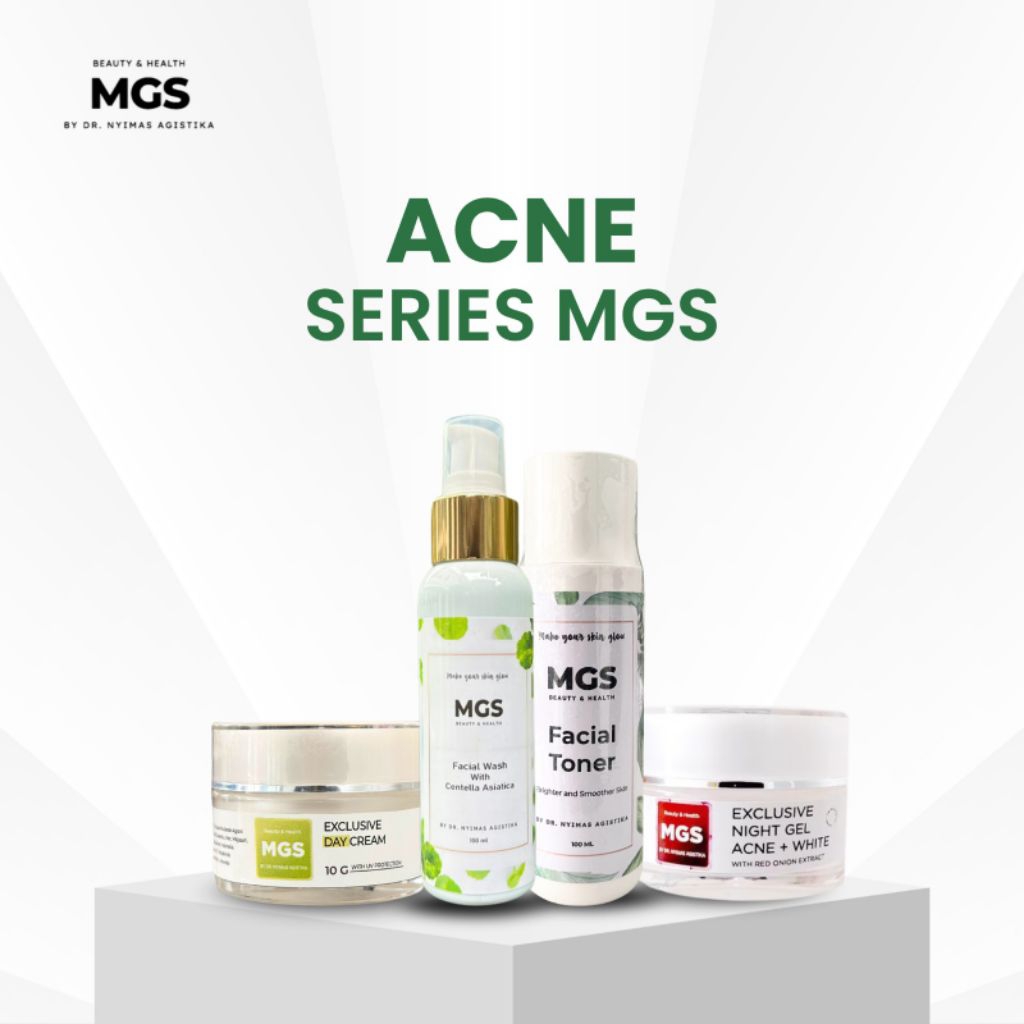 Paket acne seluruh wajah MGS By Dr.nyimas agistika