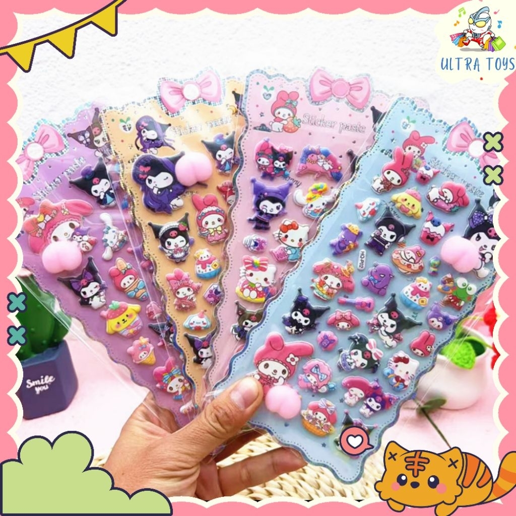 [ULTRATOYS] STICKER SKUISI SANRIO