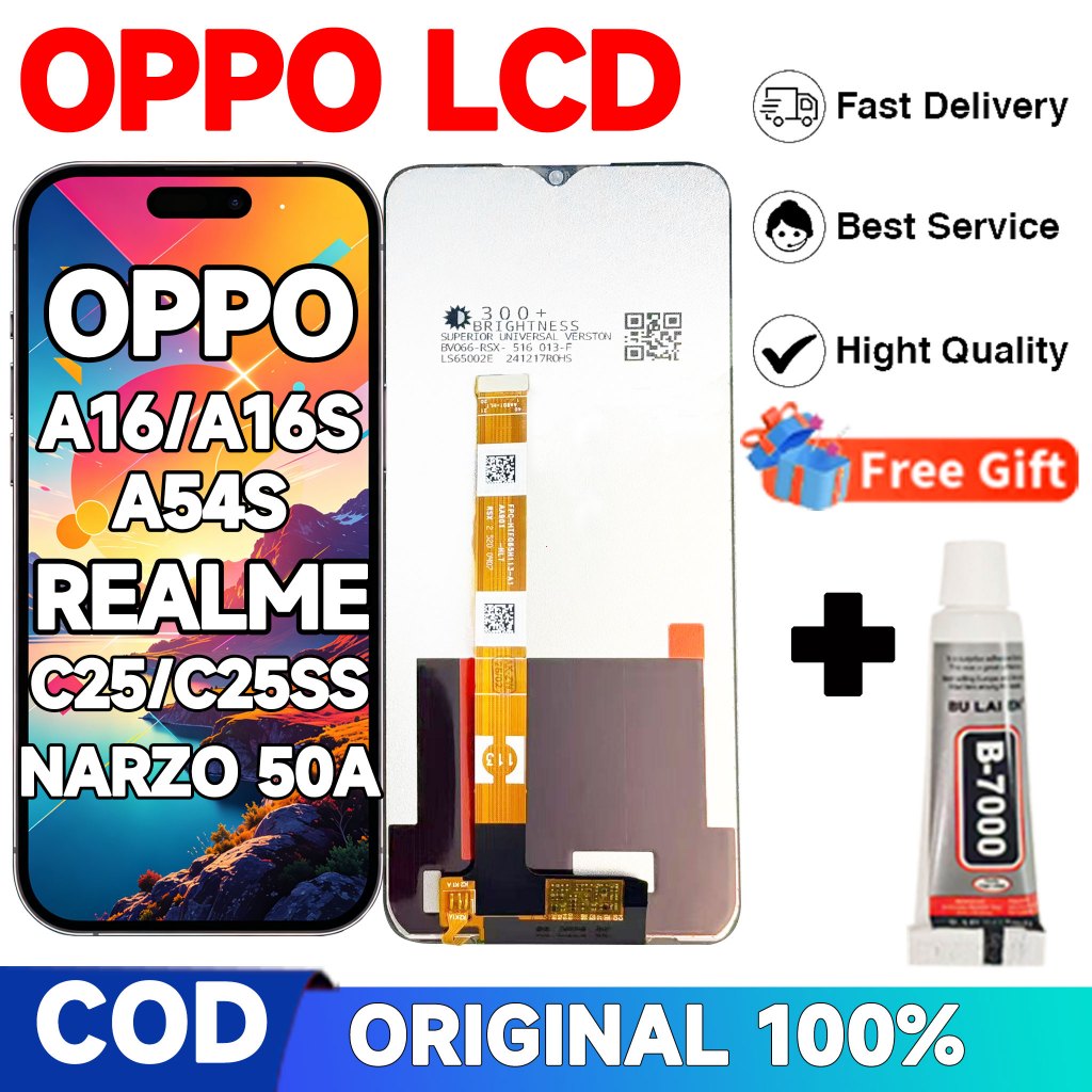 Original LCD OPPO A16 Fullset Asli Ori Touchscreen Compatible For Glass Touch Screen Digitizer lcd o
