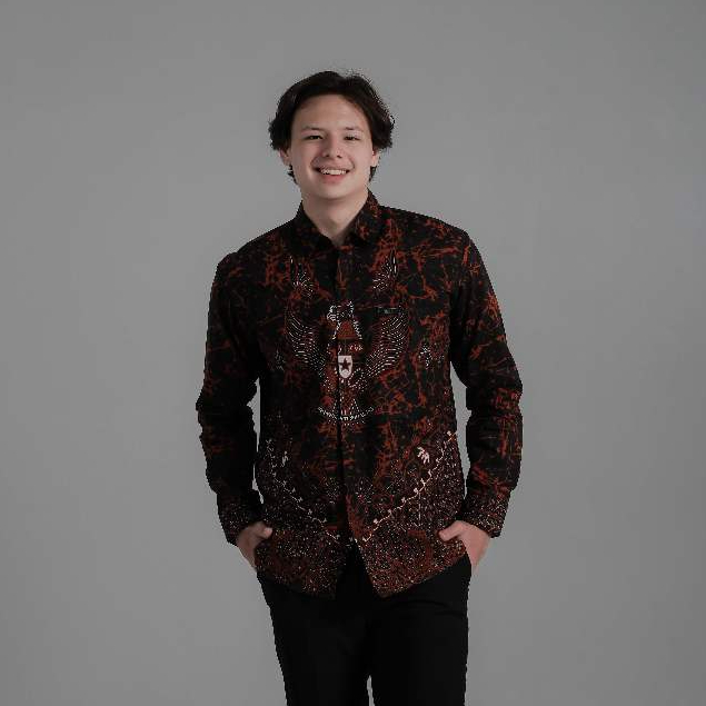 Arkana Batik Slimfit Motif Garuda