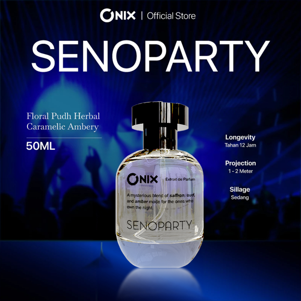 ONIX Fragrance Extrait De Parfum - SENOPARTY 50ML | Oud Amber Musk Perfume Unisex