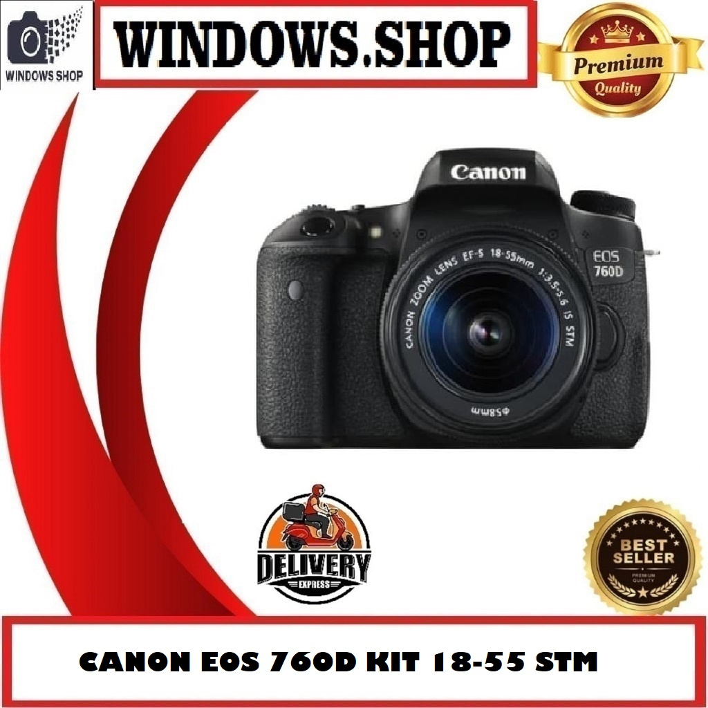 KAMERA CANON EOS 760D KIT 18-55 STM | Paketan | Body Only | KAMERA CANON EOS 760D KIT 18-135 | 760 D
