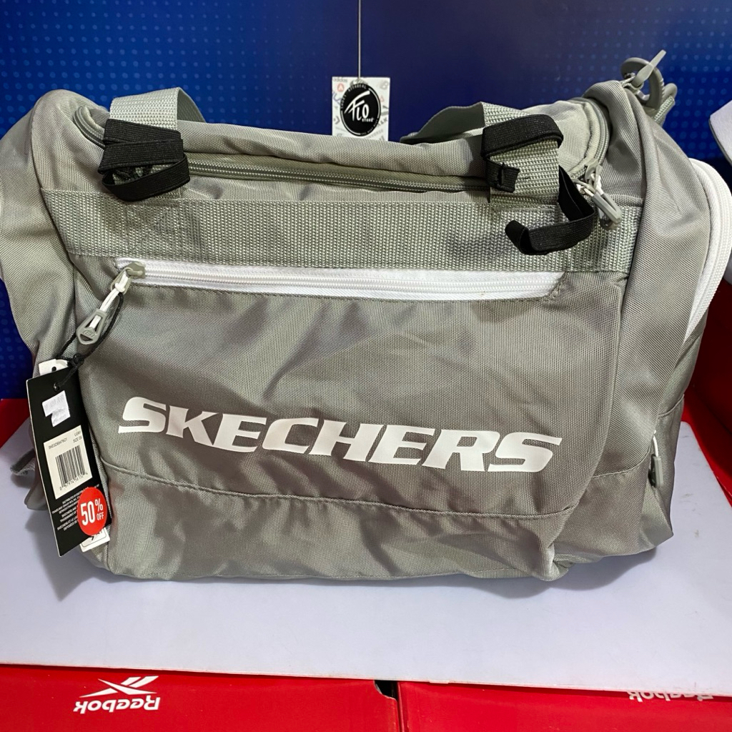 Tas Travel Gym Duffel Bag Skechers Original SDB8476GY