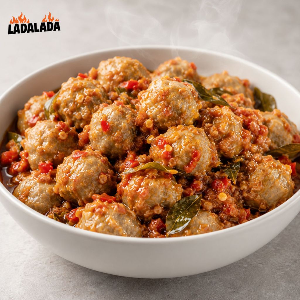 Pentol Bakso Pedas Premium Full Daging - Ladalada