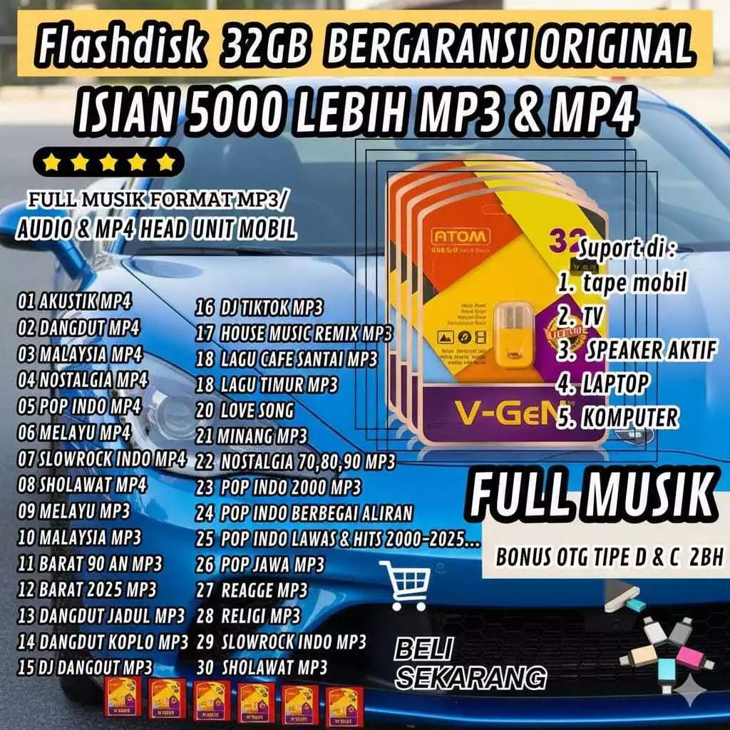 FLASHDISK ISI LAGU