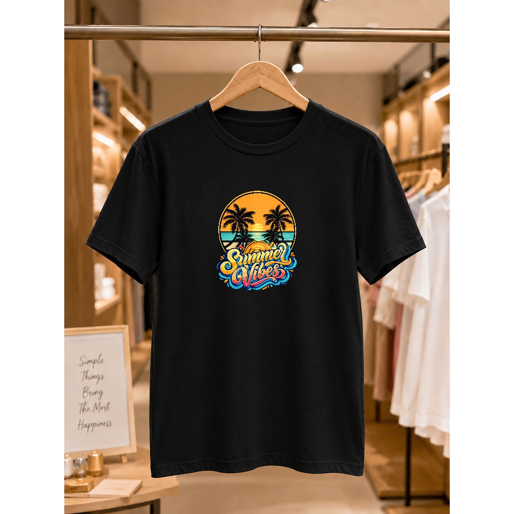 Nuka Custom - Kaos Unisex Nuka Motif Summer Vibes