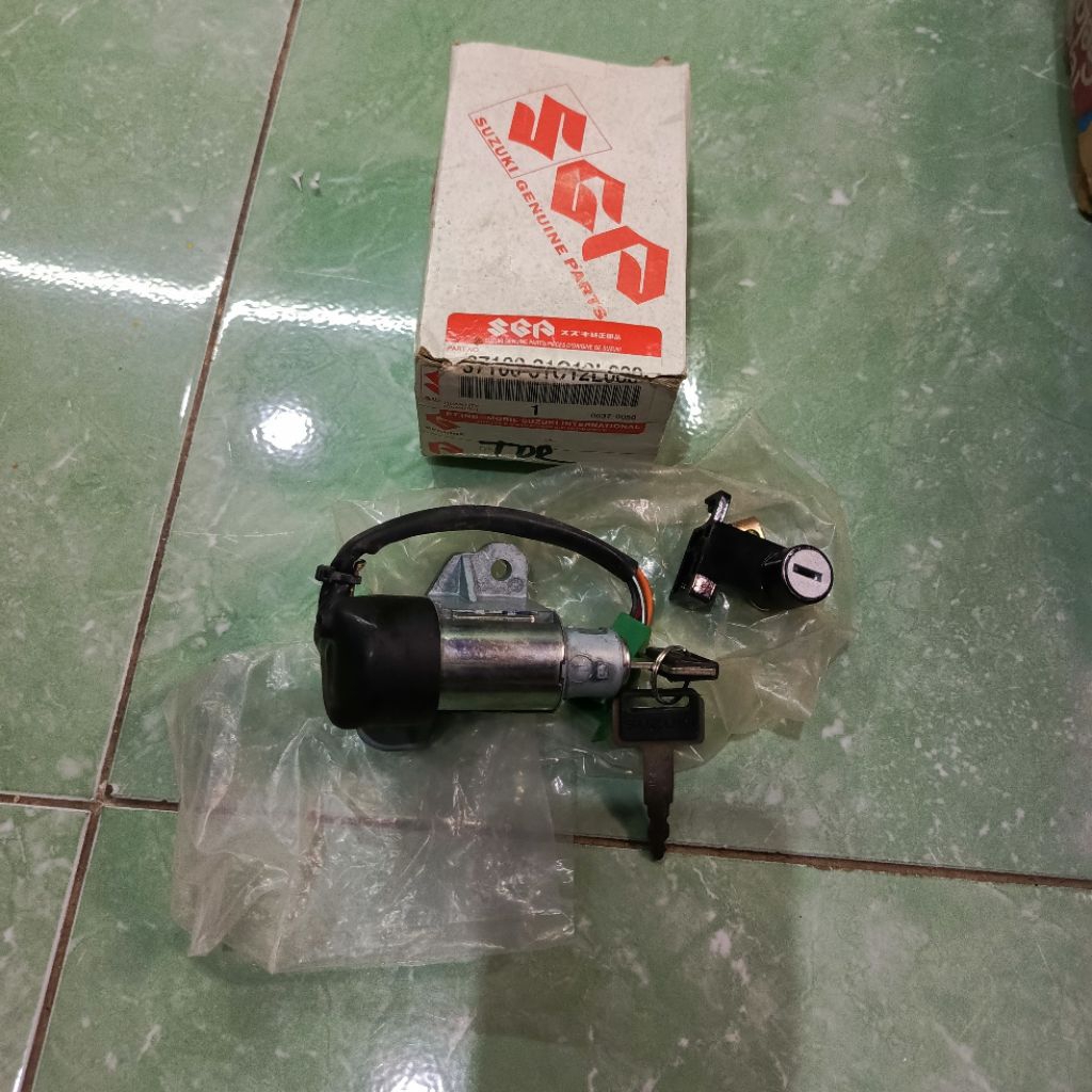 kunci kontak set jok suzuki tornado original sgp nos