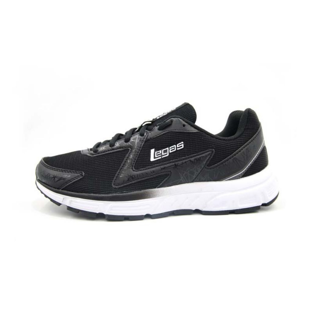 Sepatu League Legas Radium LA U Hitam Running Shoes Pria Wanita Original