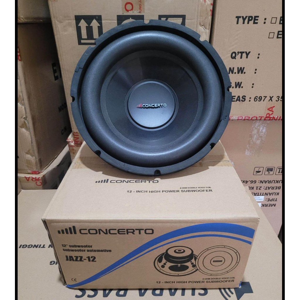 Subwoofer 12 inch Concerto JAZZ - 12 speaker mobil