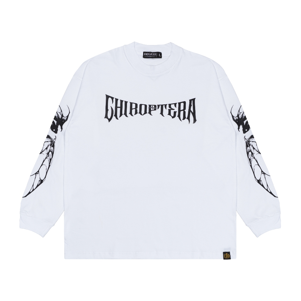 DEGESS Tshirt Long Sleeve Unisex CHIROPTERA - Katun Combed 20s
