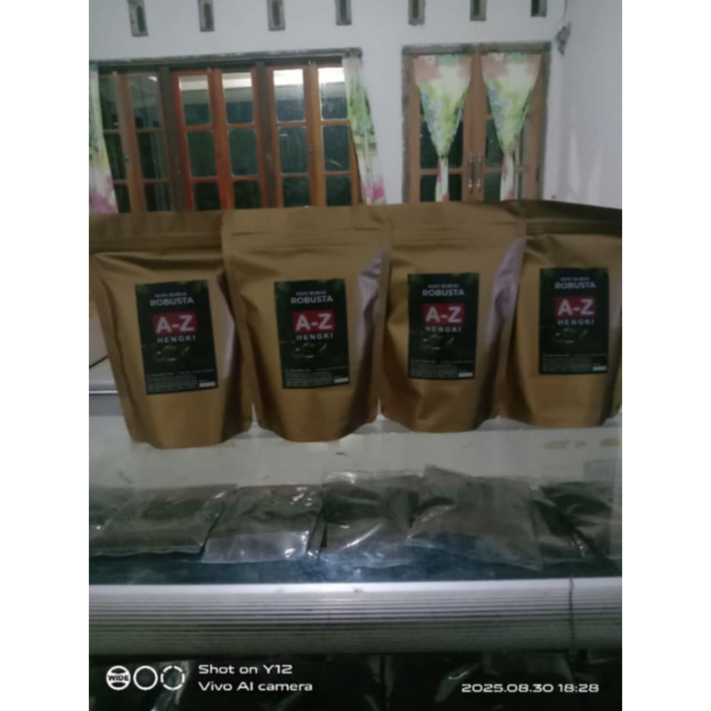 kopi robusta asli Pagar Alam, 100% kopi tanpa campuran
