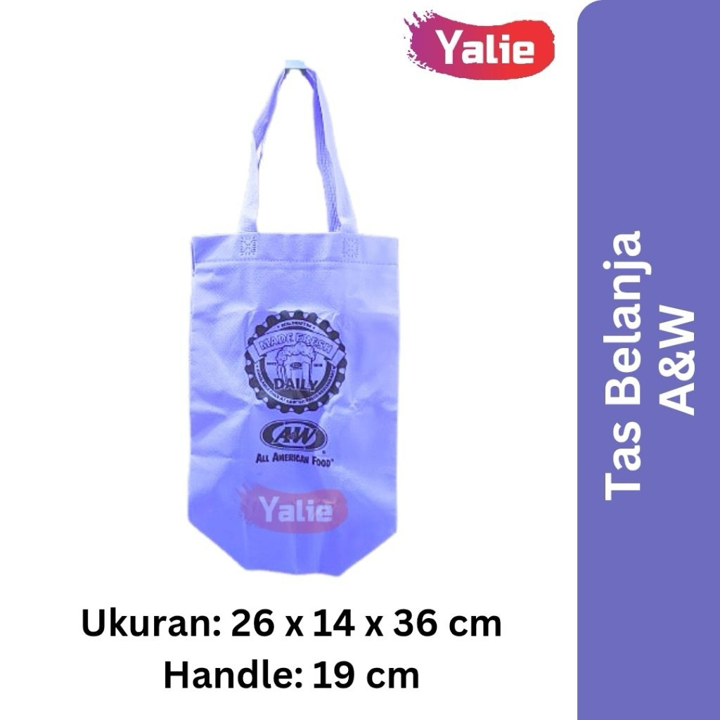Tas Belanja TLJ/Tous Les Jours/Butter Baby/Burger King BK/Lapis Lapis/Longmix/Otniel/Nutrosalin/Holl