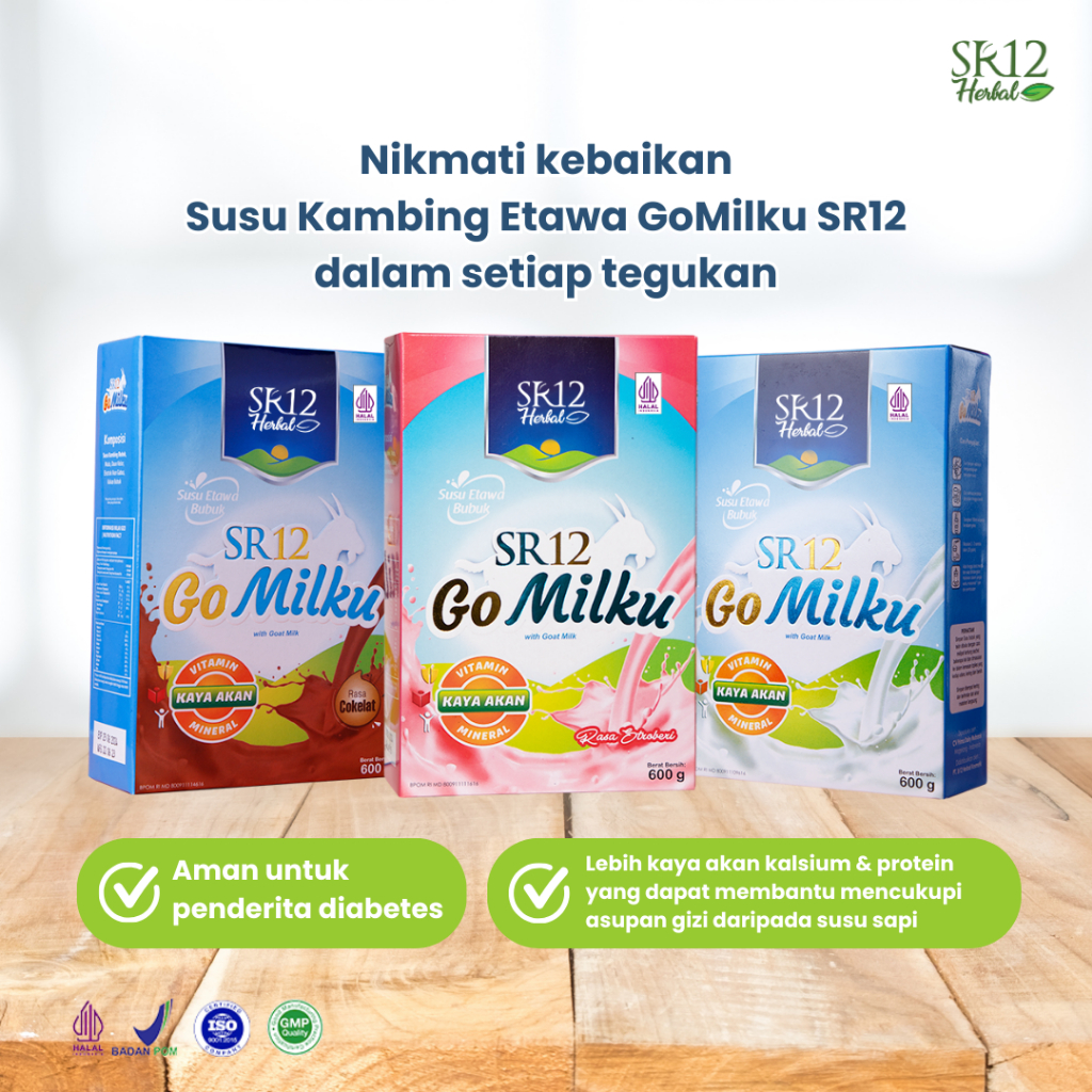 Susu Kambing Otawa Gomilku SR12 Rasa Strawberry