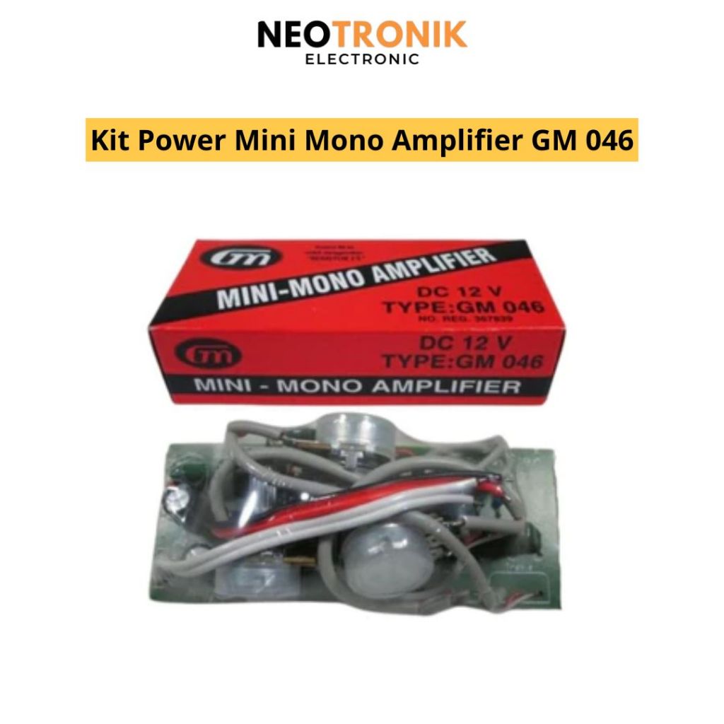 Kit Power Mini Mono Amplifier GM 046
